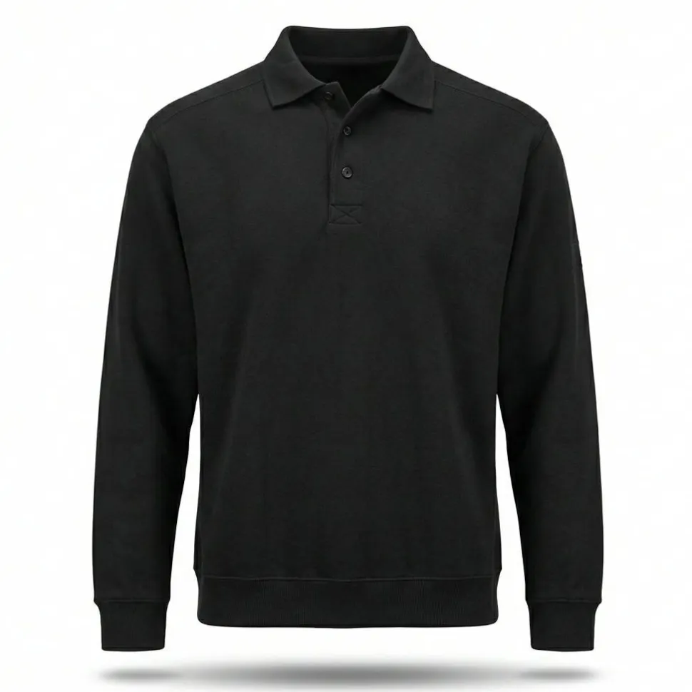 Russell J012M - Sweat-shirt Col Polo Très Résistant
