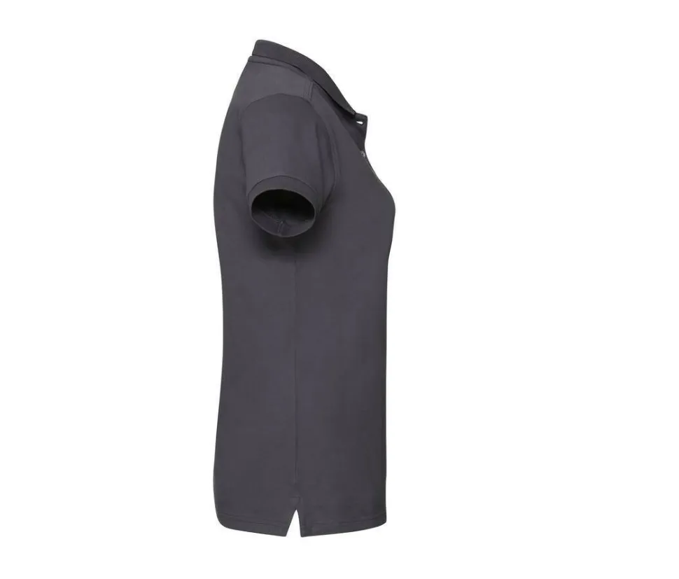 Russell JZ565 - Polo Femme Élégant en Coton avec Boutons Nacrés