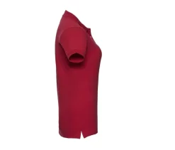Russell JZ565 - Polo Femme Élégant en Coton avec Boutons Nacrés