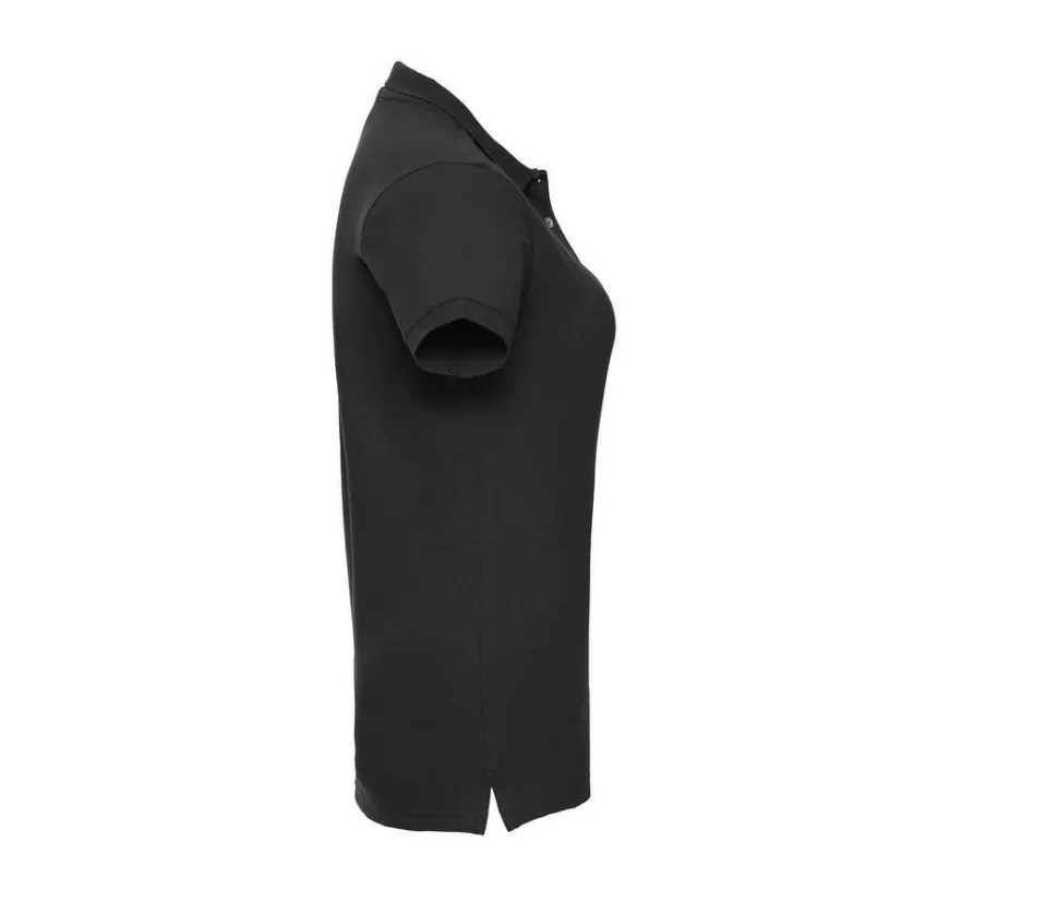 Russell JZ565 - Polo Femme Élégant en Coton avec Boutons Nacrés