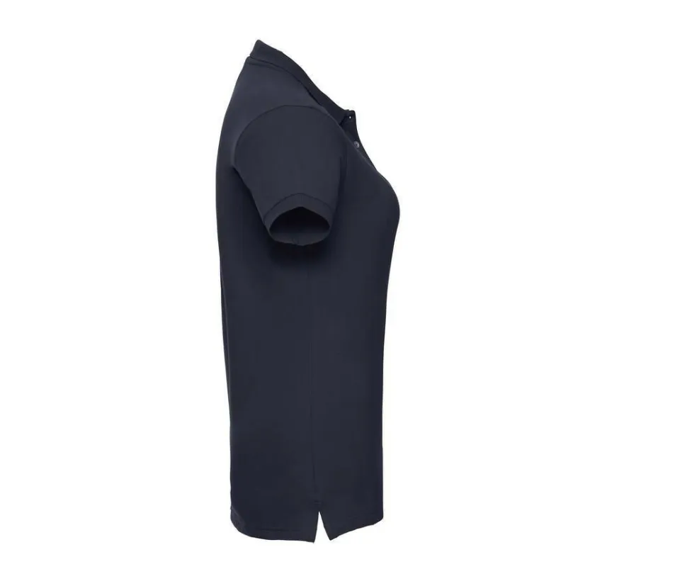 Russell JZ565 - Polo Femme Élégant en Coton avec Boutons Nacrés