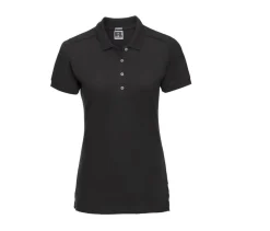 Russell JZ565 - Polo Femme Élégant en Coton avec Boutons Nacrés