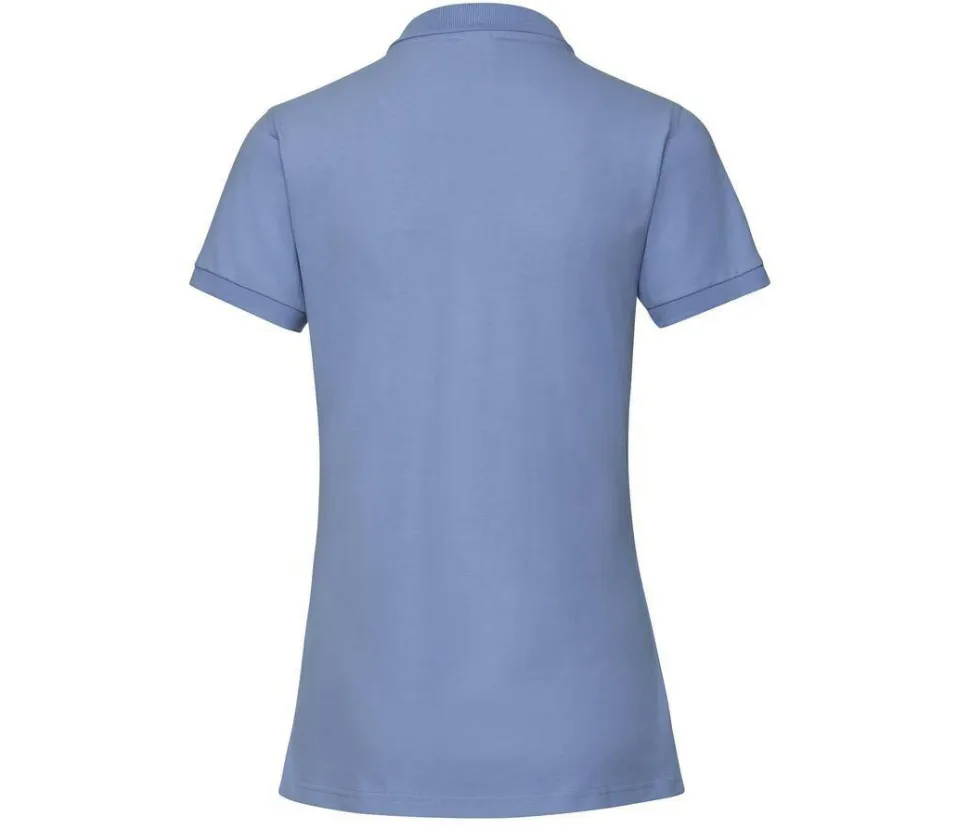 Russell JZ565 - Polo Femme Élégant en Coton avec Boutons Nacrés