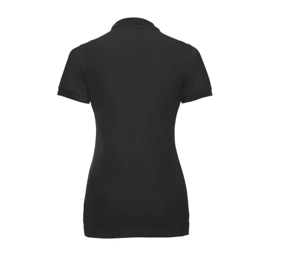 Russell JZ565 - Polo Femme Élégant en Coton avec Boutons Nacrés