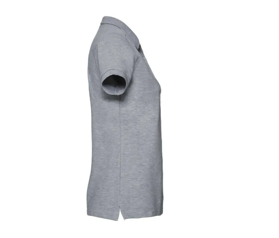Russell JZ565 - Polo Femme Élégant en Coton avec Boutons Nacrés