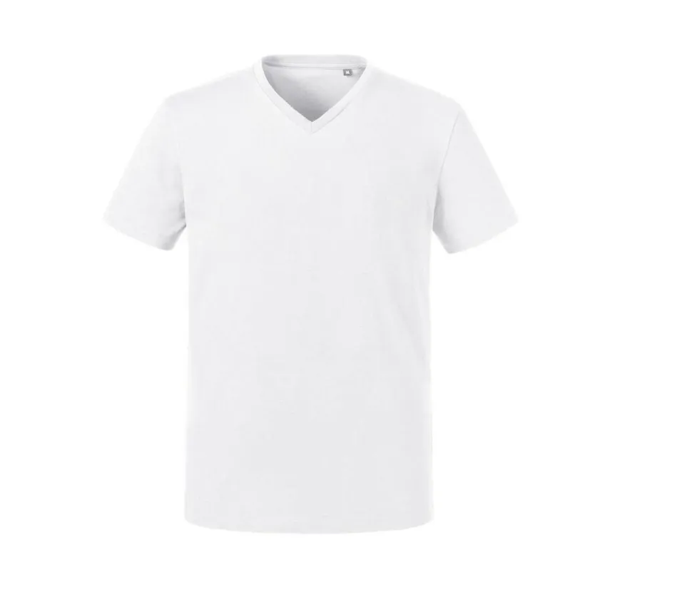 RUSSELL RU103M - T-shirt organique col V homme