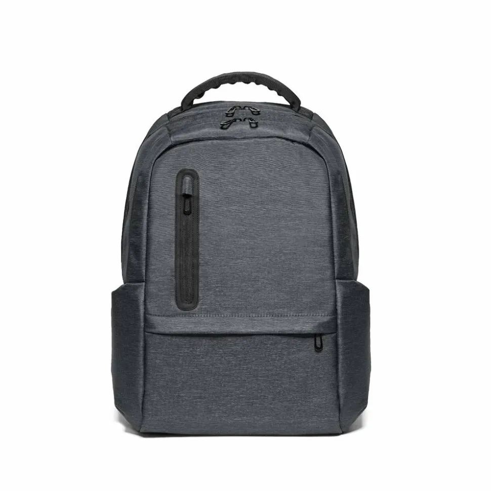 Sac à dos pour ordinateur portable imperméable en nylon recyclé 2 tons avec compartiment en polyester recyclé 210D - Egotier 92195