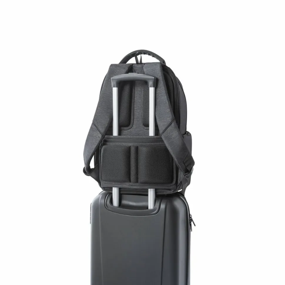 Sac à dos pour ordinateur portable imperméable en nylon recyclé 2 tons avec compartiment en polyester recyclé 210D - Egotier 92195