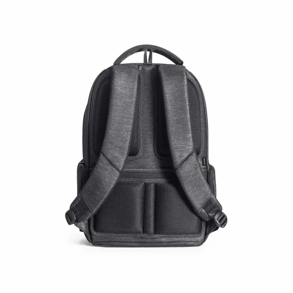 Sac à dos pour ordinateur portable imperméable en nylon recyclé 2 tons avec compartiment en polyester recyclé 210D - Egotier 92195