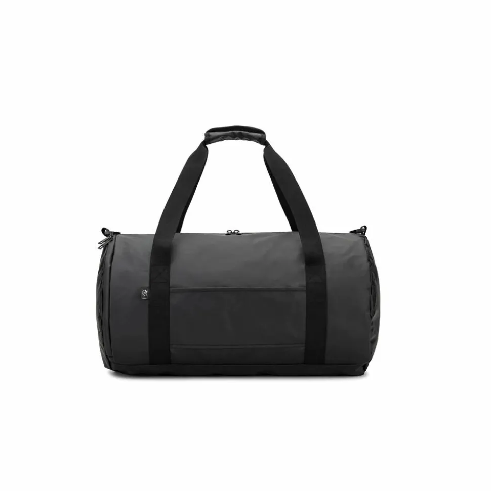 Sac de sport cylindrique en polyester recyclé haute densité 600D avec compartiment latéral pour les chaussures - Egotier 92573