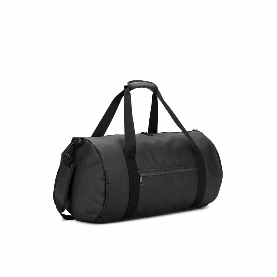 Sac de sport cylindrique en polyester recyclé haute densité 600D avec compartiment latéral pour les chaussures - Egotier 92573