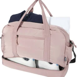 Sac de voyage Puffer recyclé certifié GRS avec fond isolé de 30 L - EgotierPro 130115
