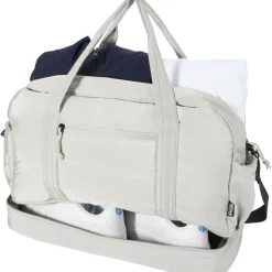 Sac de voyage Puffer recyclé certifié GRS avec fond isolé de 30 L - EgotierPro 130115