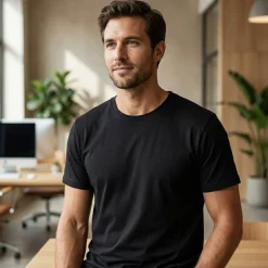 Sans Étiquette SE680 - T-Shirt Homme No-Label