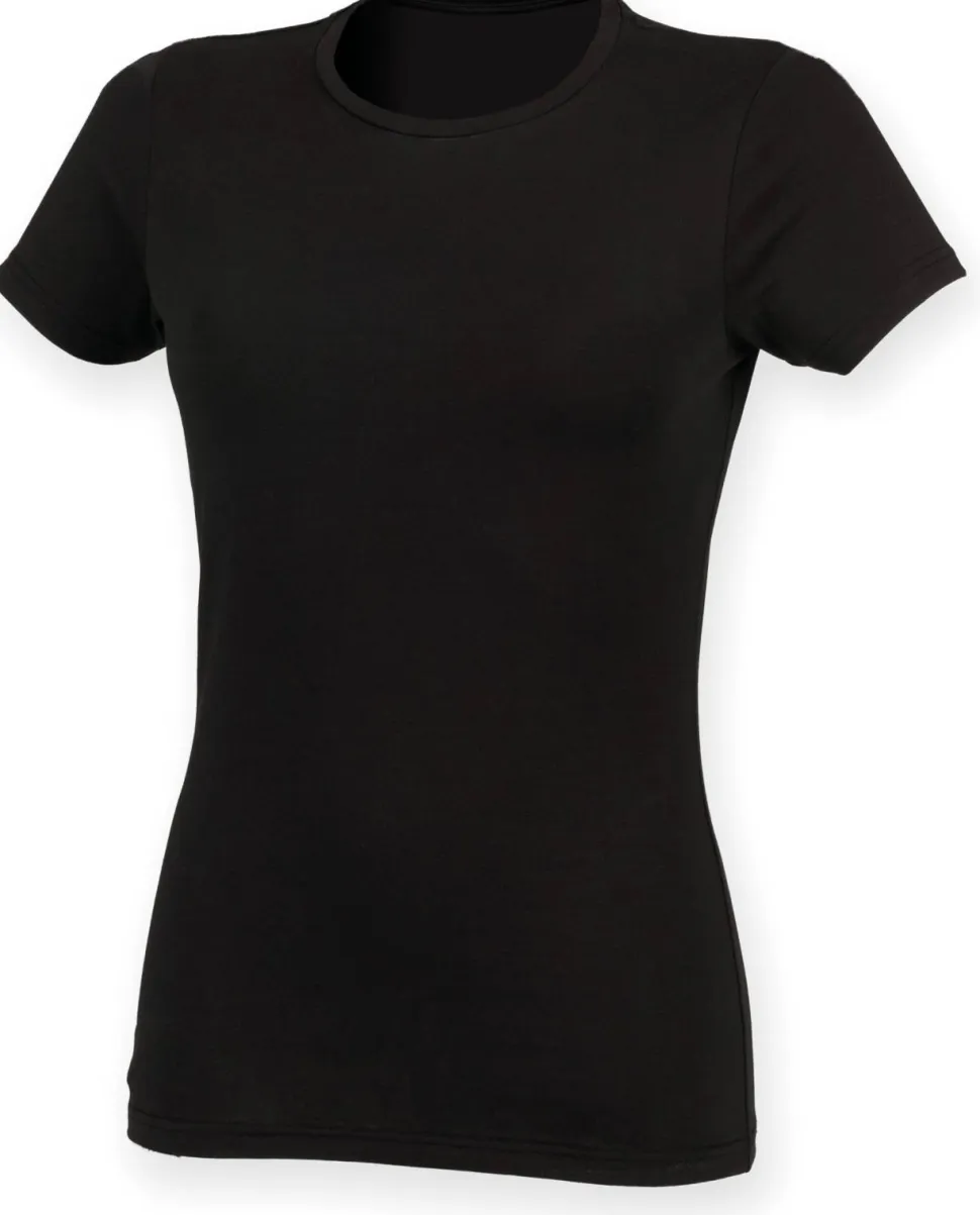 SF Clothing SK121 - T-shirt femme col rond Feel Good