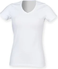 SF Clothing SK122 - T-shirt femme col v Feel Good