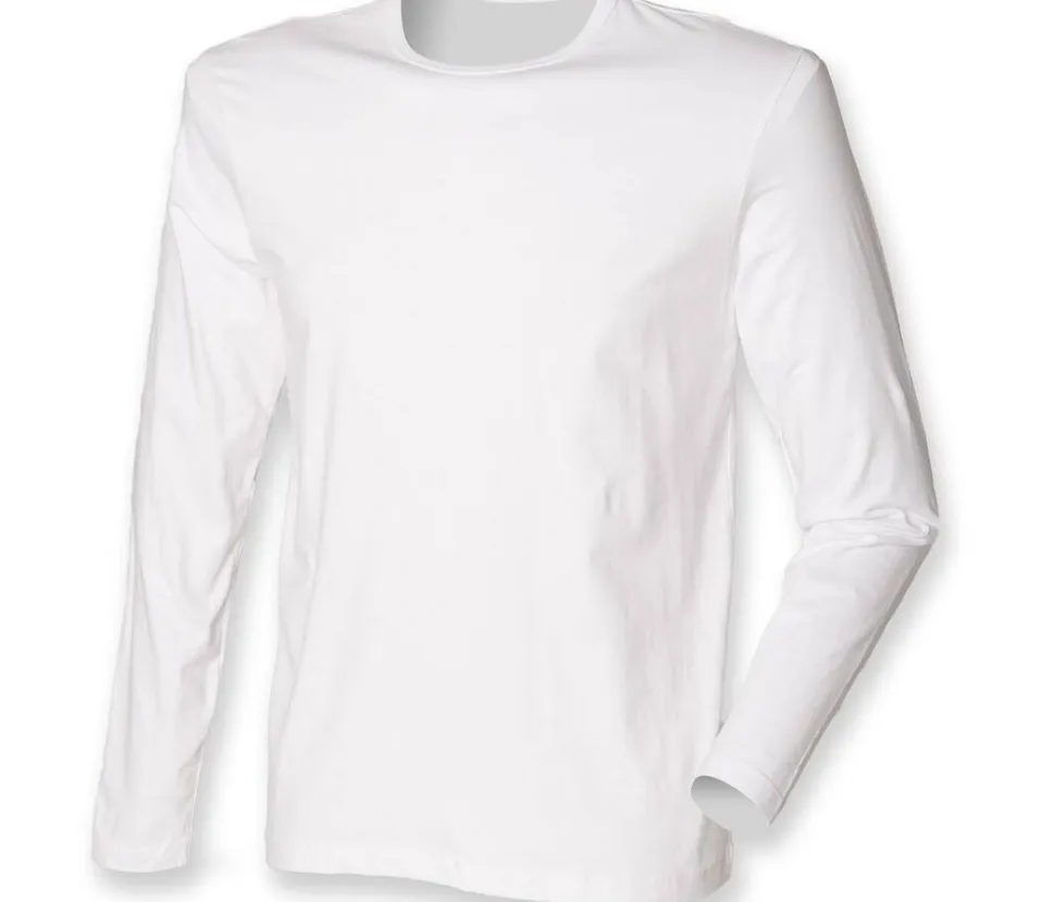 SF Men SF124 - Tee-shirt stretch homme manches longues