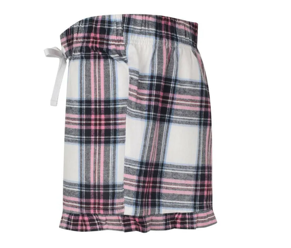 SF Women SK082 - Shorts de Pyjama Légers en Flanelle Douce pour l'Été