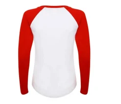 SF Women SK271 - Tee-shirt baseball manches longues femme