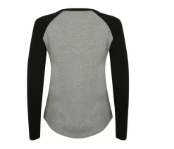SF Women SK271 - Tee-shirt baseball manches longues femme