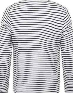 Skinnifit SFM204 - T-shirt rayé manches longues