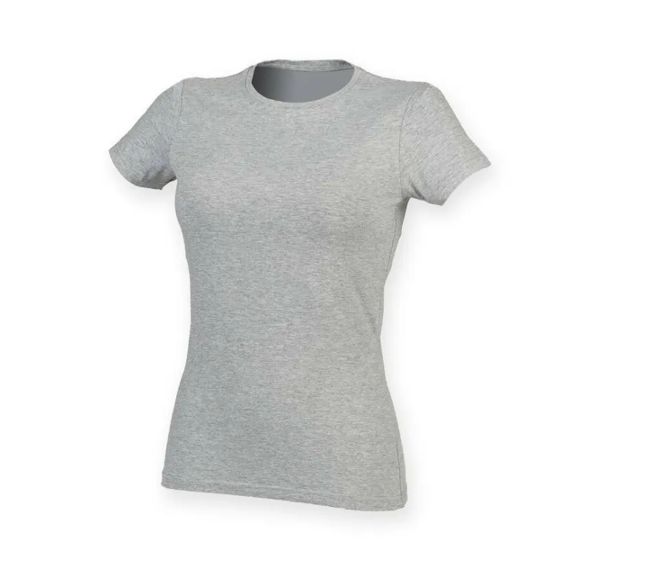 Skinnifit SK121 - Tee-Shirt Femme Stretch Coton
