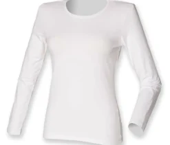 Skinnifit SK124 - Tee-Shirt Stretch Femme Manches Longues