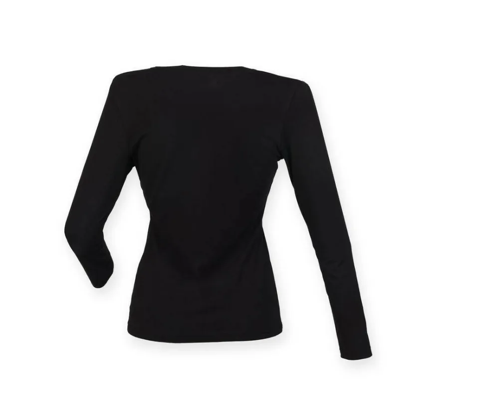Skinnifit SK124 - Tee-Shirt Stretch Femme Manches Longues