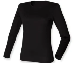 Skinnifit SK124 - Tee-Shirt Stretch Femme Manches Longues