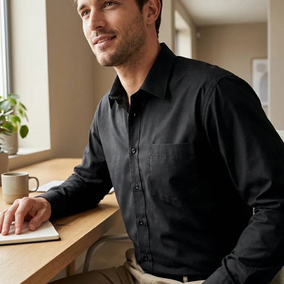 SOL'S 16040 - Baltimore Chemise Homme Popeline Manches Longues