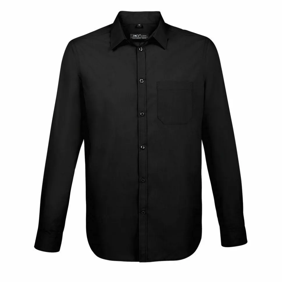 SOL'S 02922 - Baltimore Fit Chemise Homme Popeline Manches Longues