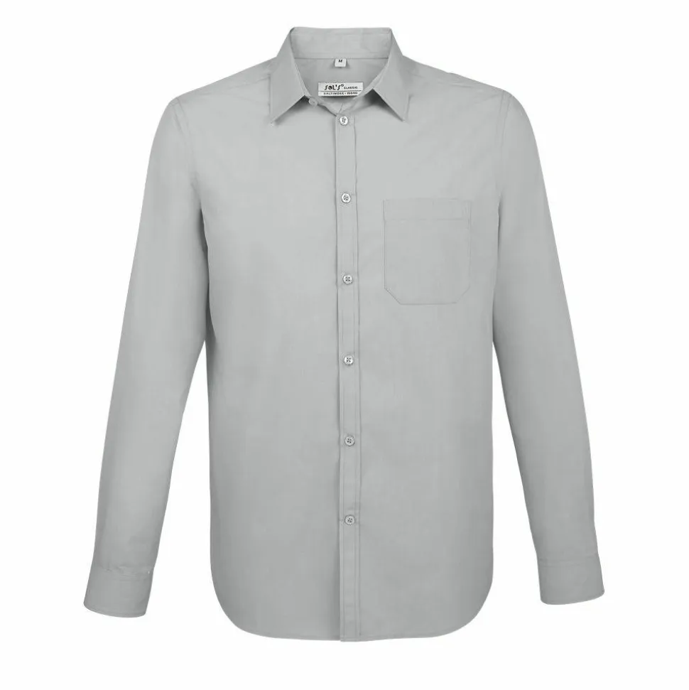 SOL'S 02922 - Baltimore Fit Chemise Homme Popeline Manches Longues