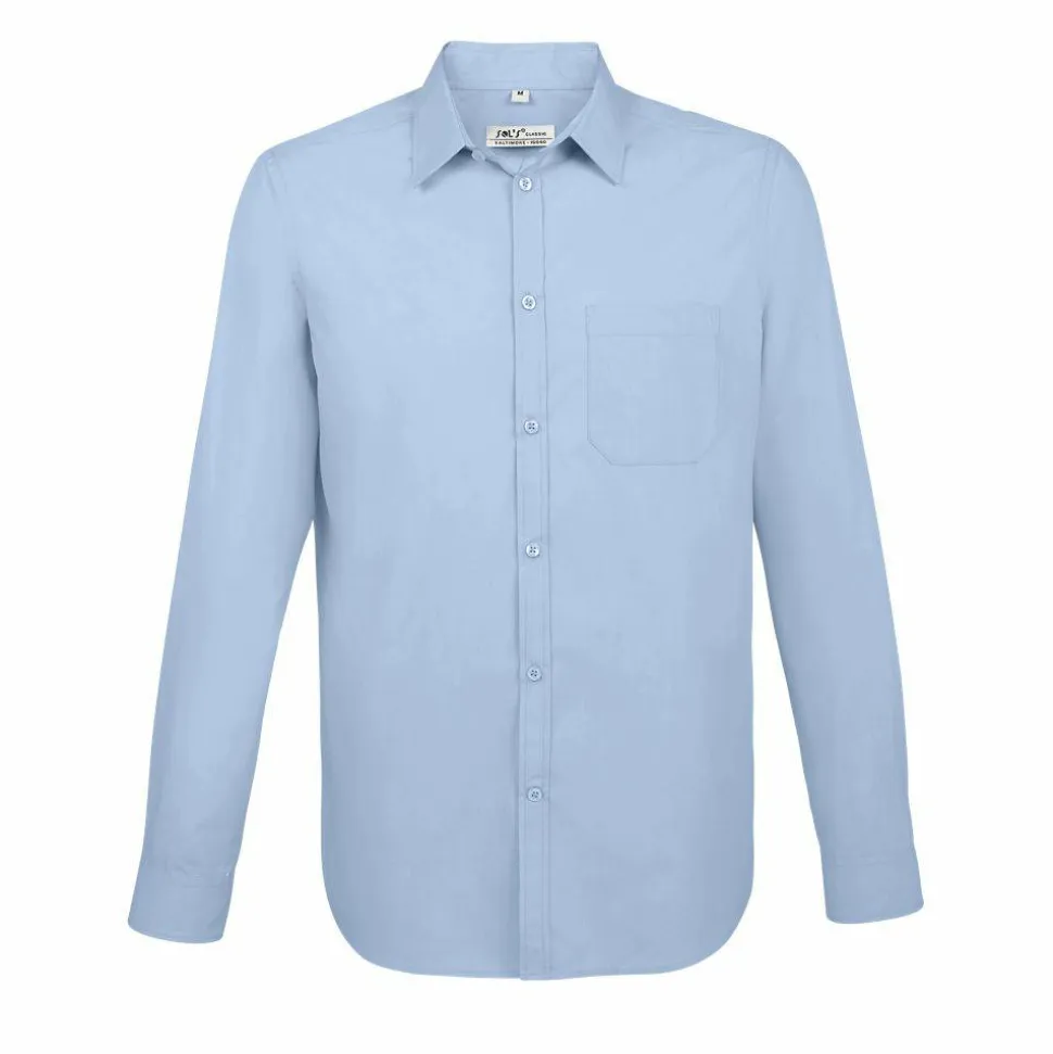 SOL'S 02922 - Baltimore Fit Chemise Homme Popeline Manches Longues