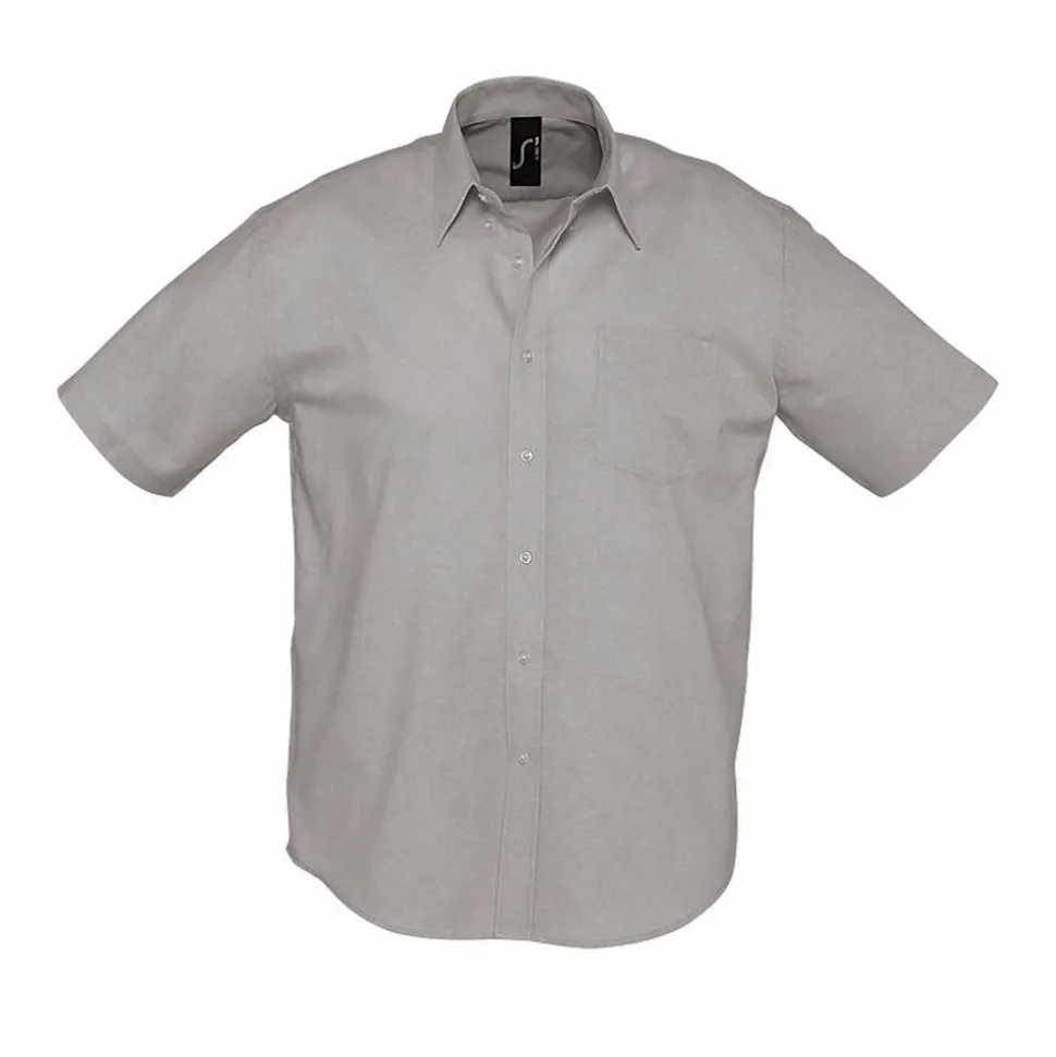 SOL'S 16010 - Brisbane Chemise Homme Oxford Manches Courtes