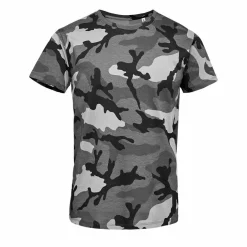 SOL'S 01188 - Camo Men Tee Shirt Homme Col Rond