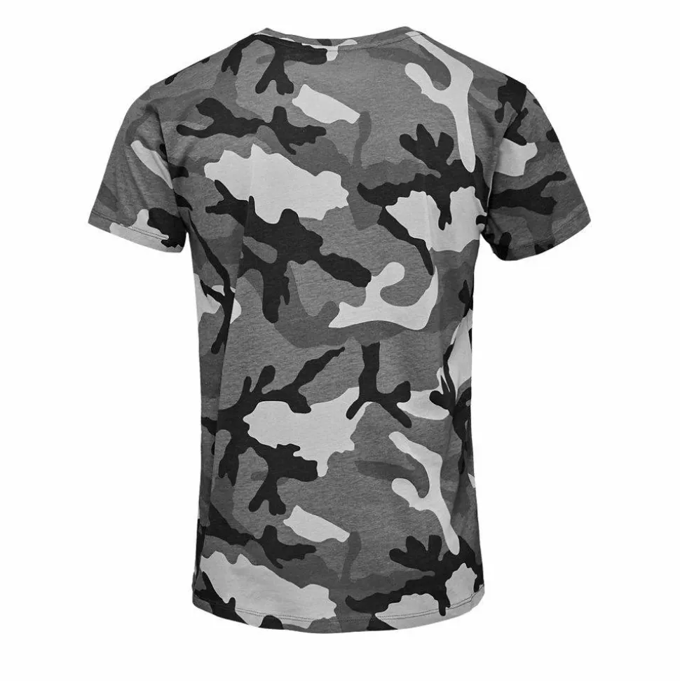 SOL'S 01188 - Camo Men Tee Shirt Homme Col Rond