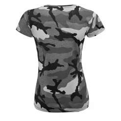 SOL'S 01187 - Camo Women Tee Shirt Femme Col Rond