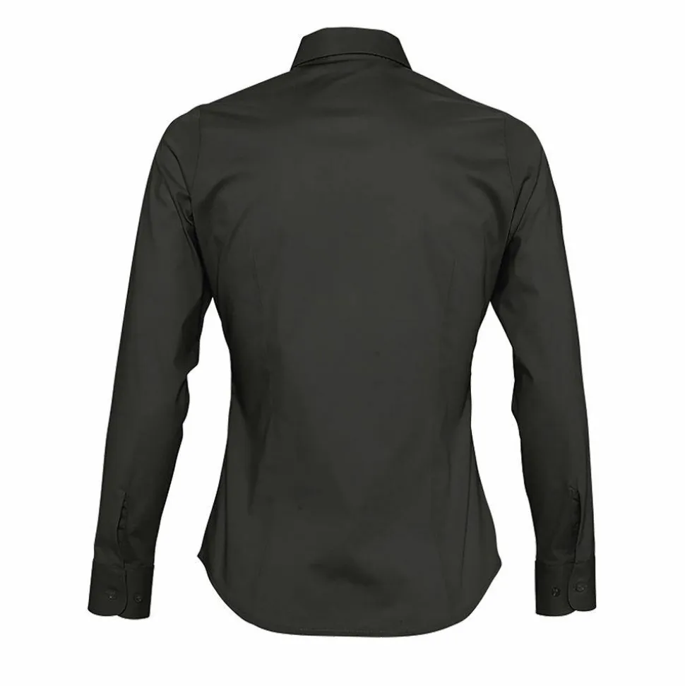 SOL'S 17015 - Eden Chemise Femme Stretch Manches Longues