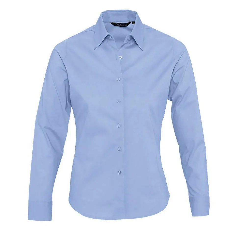 SOL'S 17015 - Eden Chemise Femme Stretch Manches Longues