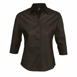 SOL'S 17010 - Effect Chemise Femme Stretch Manches 3/4