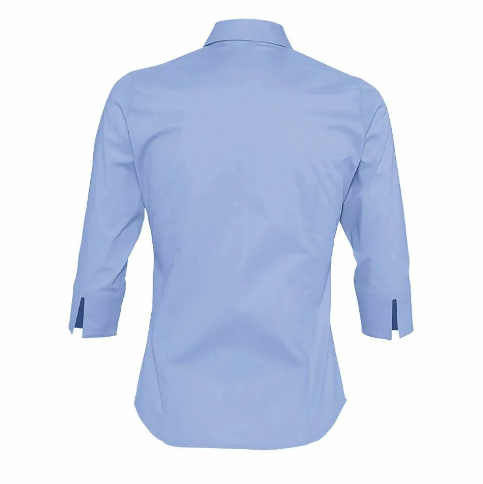 SOL'S 17010 - Effect Chemise Femme Stretch Manches 3/4