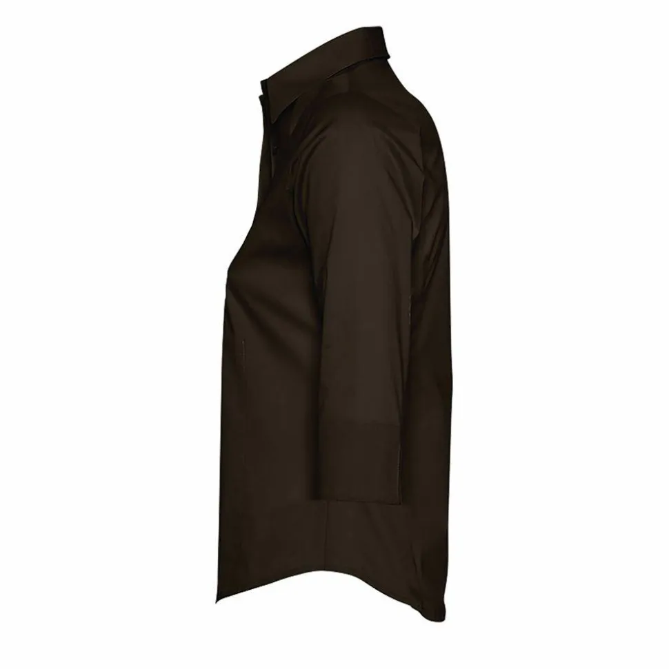 SOL'S 17010 - Effect Chemise Femme Stretch Manches 3/4