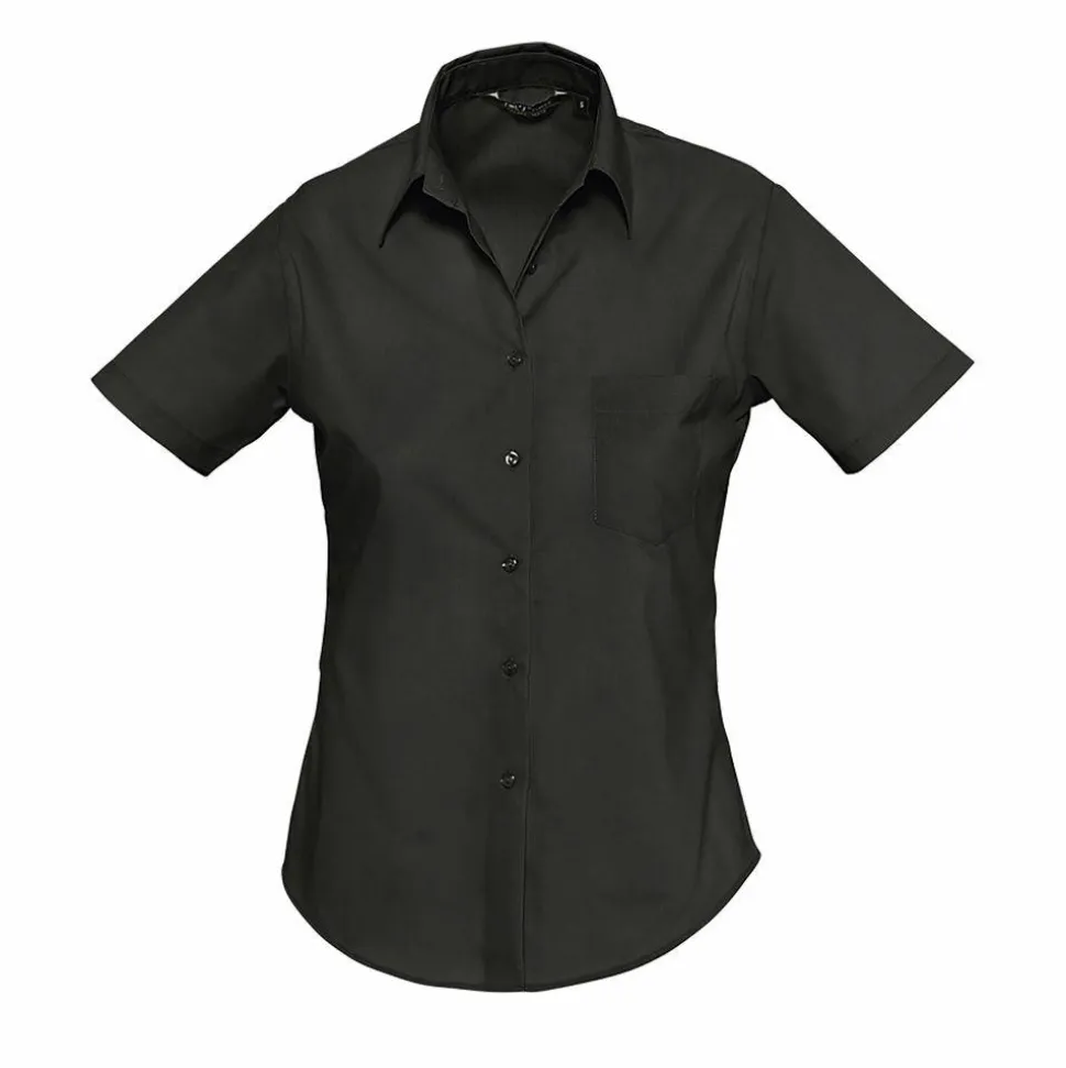 SOL'S 16070 - Escape Chemise Femme Popeline Manches Courtes
