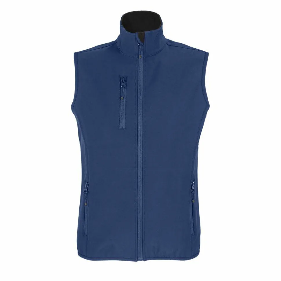 SOL'S 03826 - Falcon Bw Women Veste Femme Zippée Softshell Sans Manche