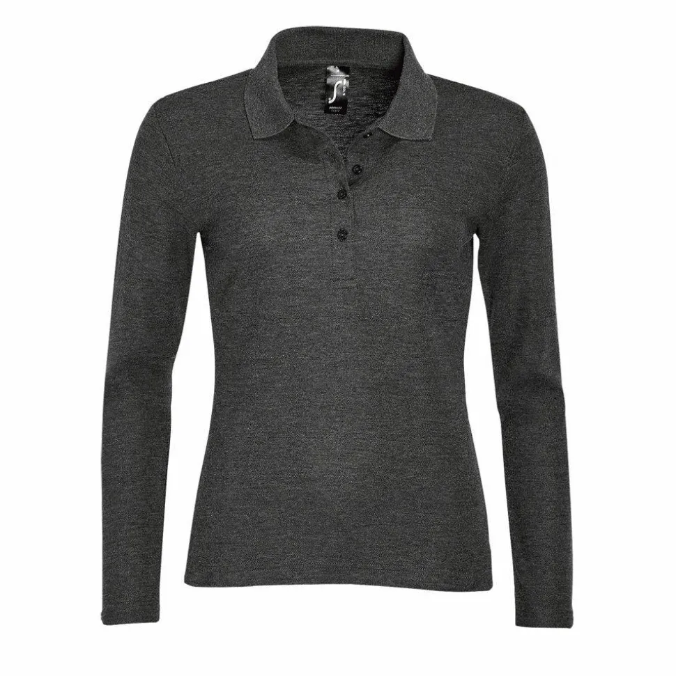 SOL'S 11317 - Élégance Féminine Polo à Manches Longues
