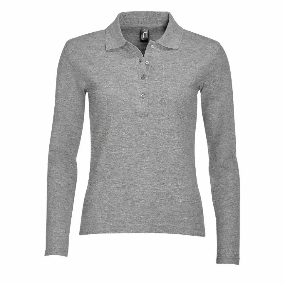 SOL'S 11317 - Élégance Féminine Polo à Manches Longues