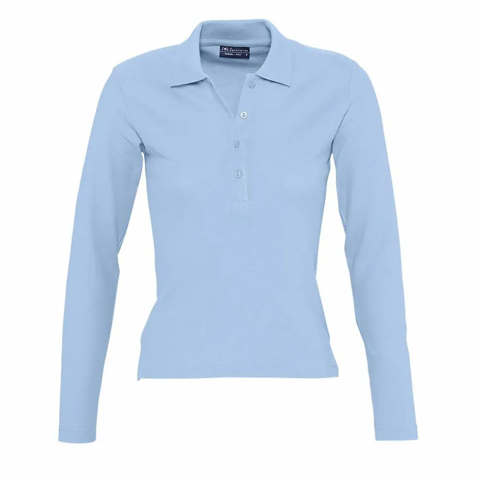 SOL'S 11317 - Élégance Féminine Polo à Manches Longues