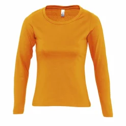 SOL'S 11425 - MAJESTIC Tee Shirt Femme Col Rond Manches Longues