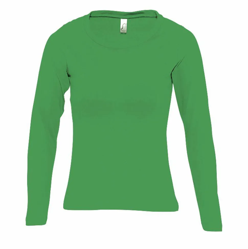 SOL'S 11425 - MAJESTIC Tee Shirt Femme Col Rond Manches Longues