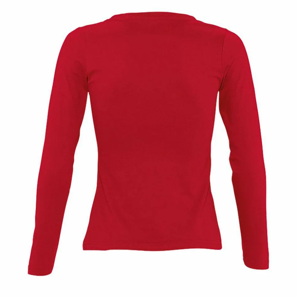SOL'S 11425 - MAJESTIC Tee Shirt Femme Col Rond Manches Longues